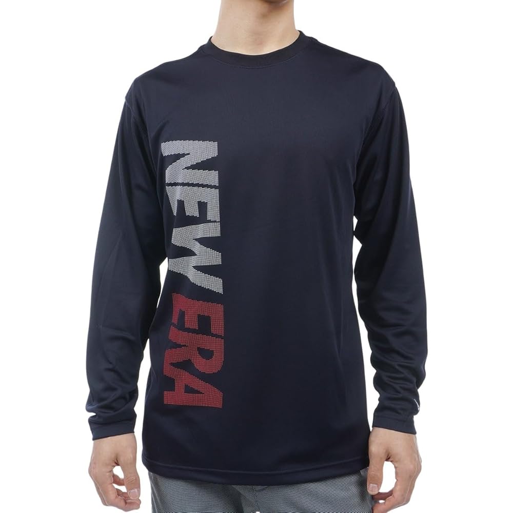 ニューエラ 長袖 テック Tシャツ Vertical Dot Logo ネイビー Amazon.co.jp: [ニューエラ] スポーツウェア 長袖 メンズ 長袖